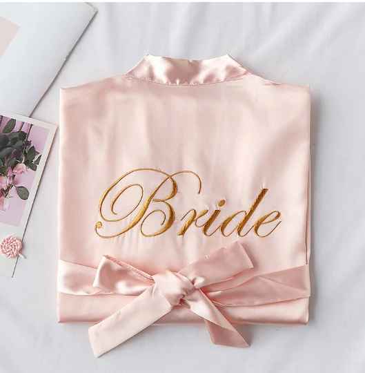 [3214010255] Pijama bata de boda (S)