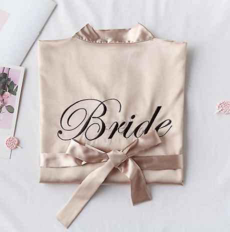 [321401170250] Pijama bata color beige (S)