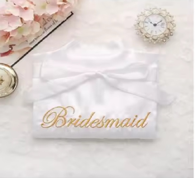 [4185010255] Pijama bata de boda (S)