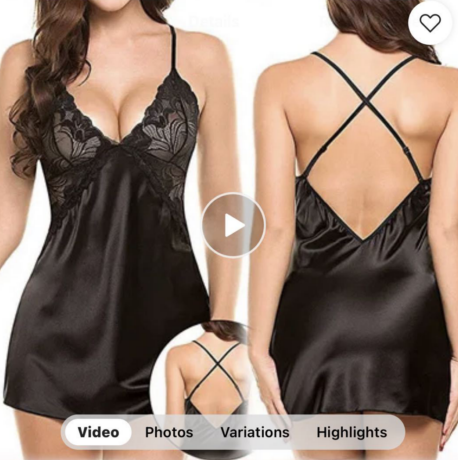 [3837270180] Pijama de satin Sensuel