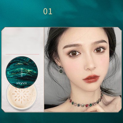[40850044] Polvo fijador de maquillaje diseñado para unacabado mate duradero.