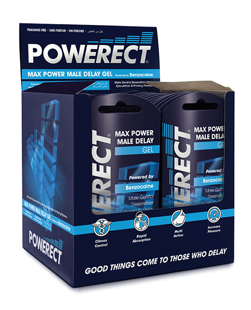 [847878002565] Powerect Benzocaine Delay Serum Foil Display Sobre