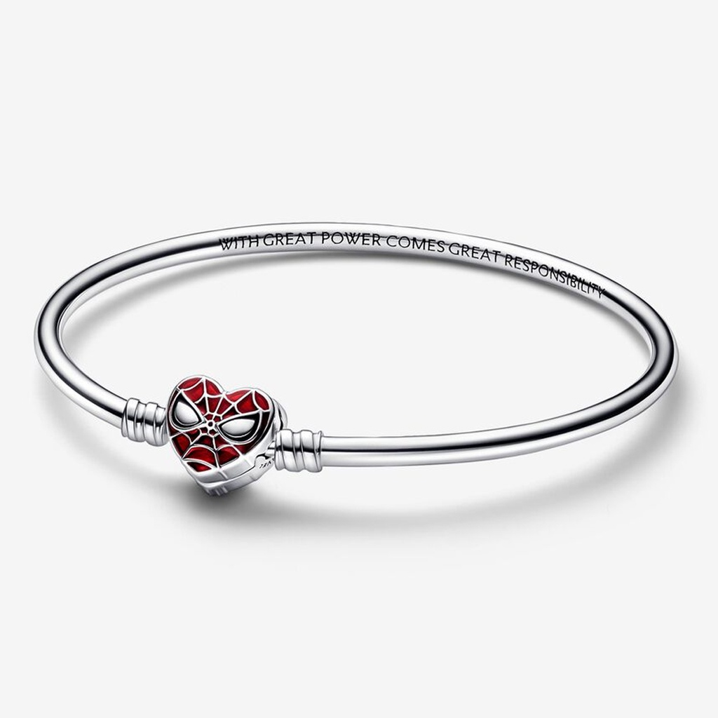 [287502010990] Pulsera rígida con Cierre de Máscara Spider-Man de Marvel (16)