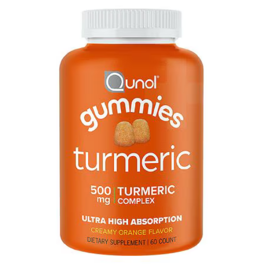 [850184008404] Qunol Turmeric Curcurmin Complex 500mg Gummies, 60 ea