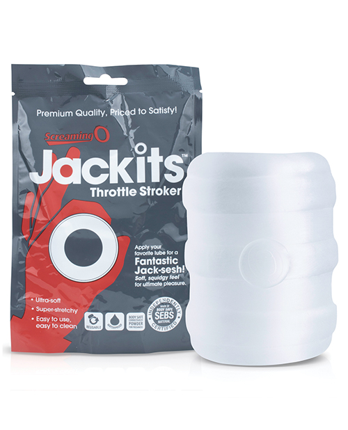 [817483013393] Screaming O Jackits Throttle Stroker - Clear