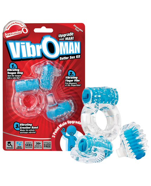Screaming O Vibroman-Blue