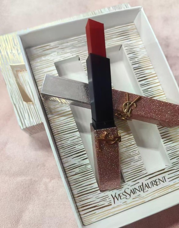 [6977591521136] Set Lipstick 2PC YSL Pink