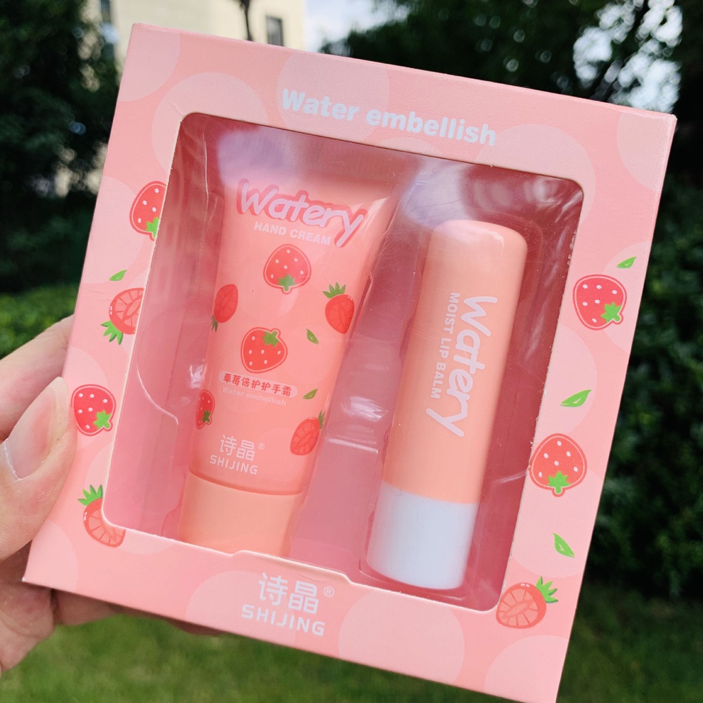 [6902644223231] Set de crema de manos hidratante y bálsamo labial hidratante