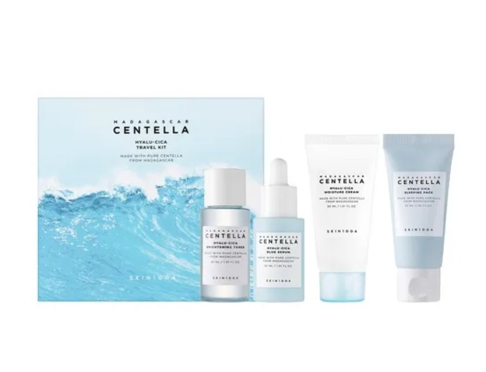 Skin1004 Madagascar Centella Hyalu-Cica Travel Kit [4 pcs]