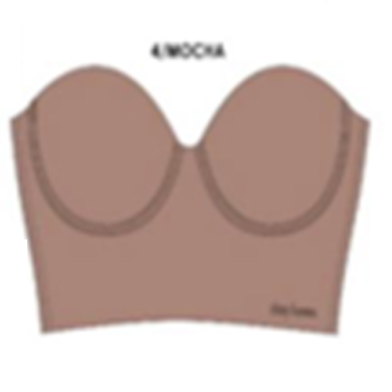 Strapless Daisy Fuentes color mocha