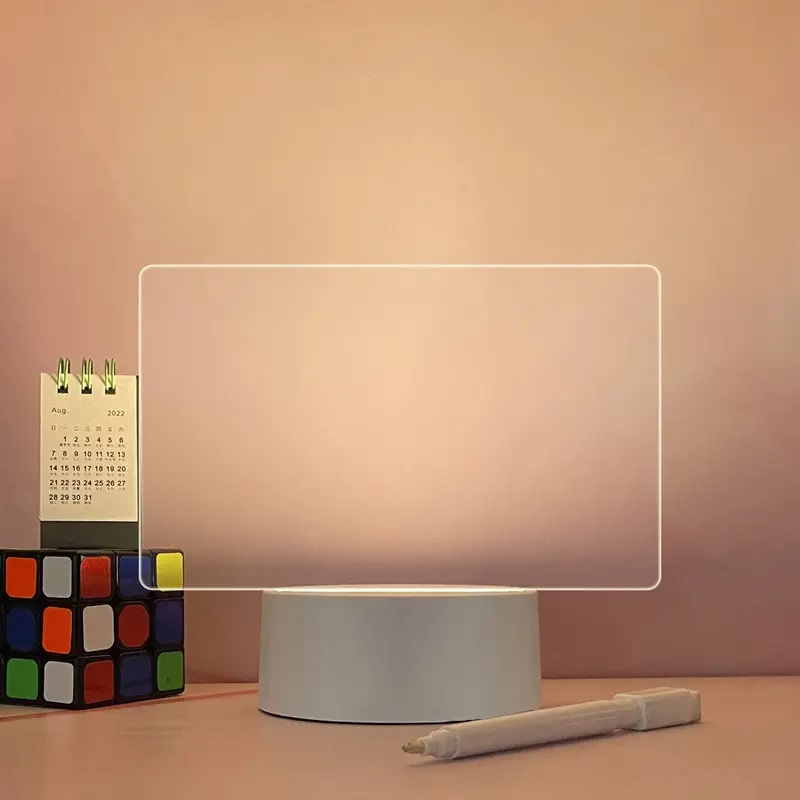[308000980240] Tablero De Notas Creativo Con Luz LED