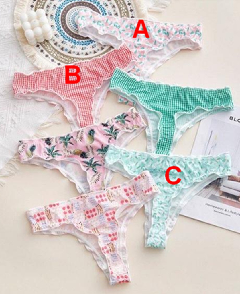 Pack 3 Tanga Sensuel polyester IY