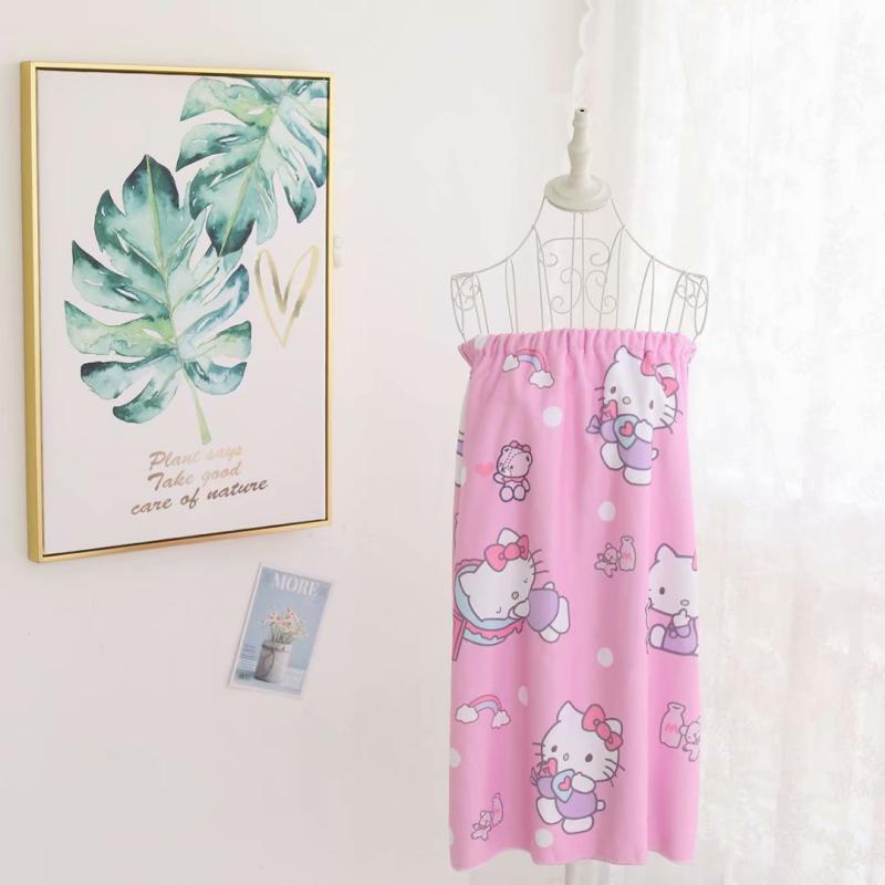 [43441030] Toalla de baño de hello kitty