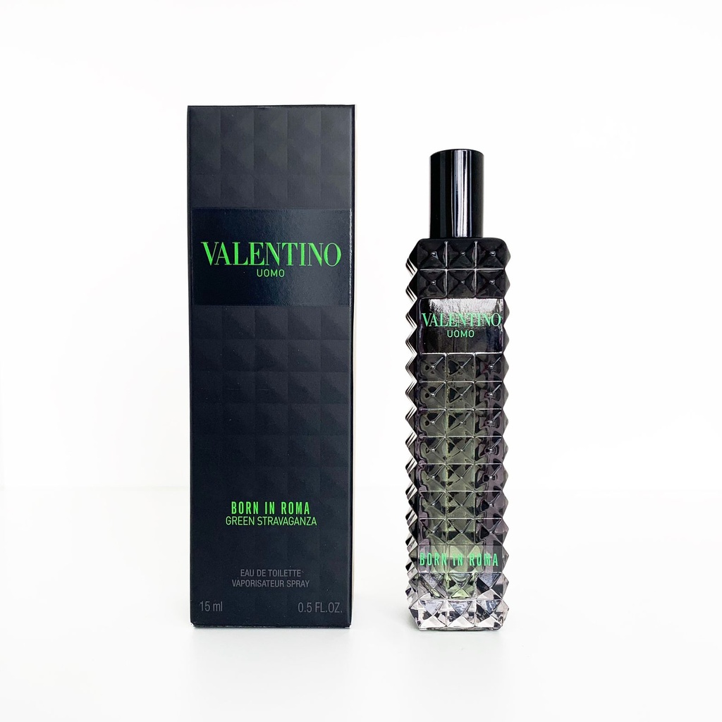 [3614273673303] Valentino uomo born in roma green stravaganza EDT 15ml 0.5 fl.oz RP