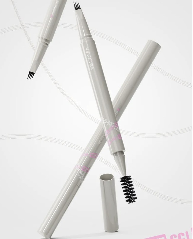[6931354003949] Veecci Freely Painted Liquid Eyebrow Pencil - [S03 Cool Black]