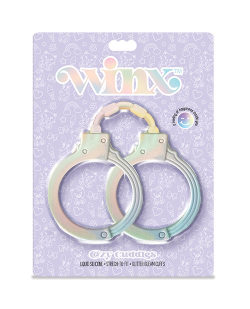 [810126930583] WINX Cozy Cuddles Silicone Handcuffs - Multi-Color