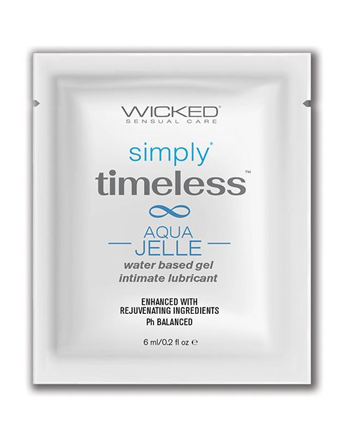 [713079913606] Wicked Sensual Care Simply Timeless Jelle Water Based Lubricant - .2 oz
