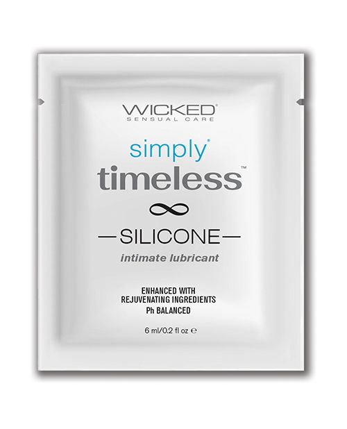 [713079913804] Wicked Sensual Care Simply Timeless Silicone Lubricant - .2 oz