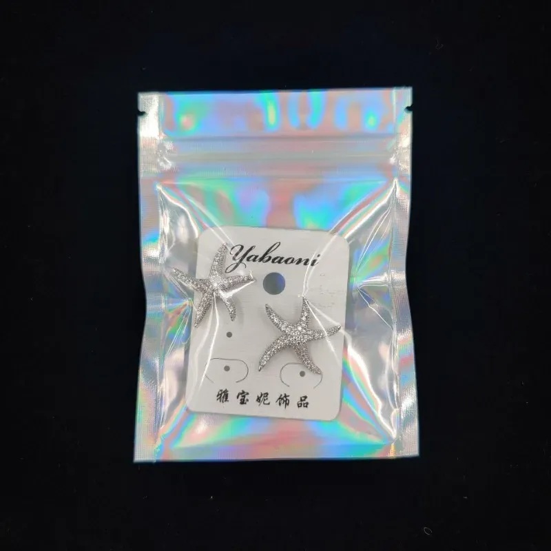 bolsas de plástico gruesas con cierre hermético para joyería. 7.5x12 cm