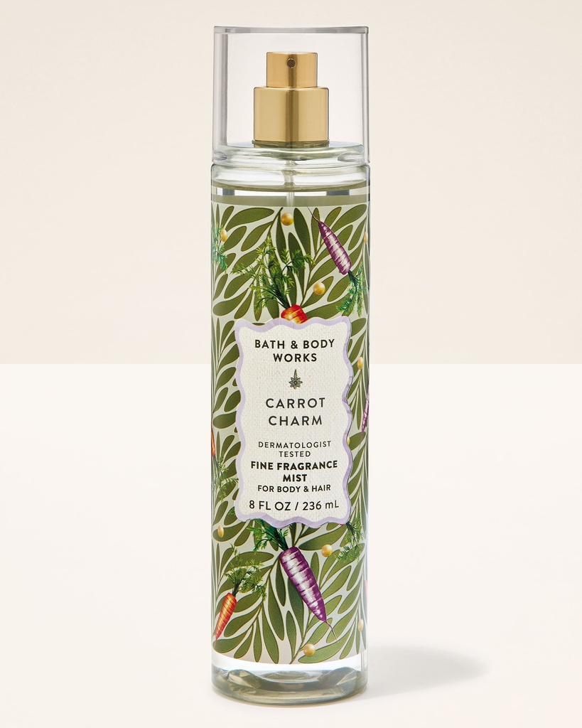 Body Mist Carrot Charm