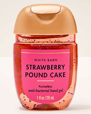 Pocket Sanitizer Strawberry Pound Cake