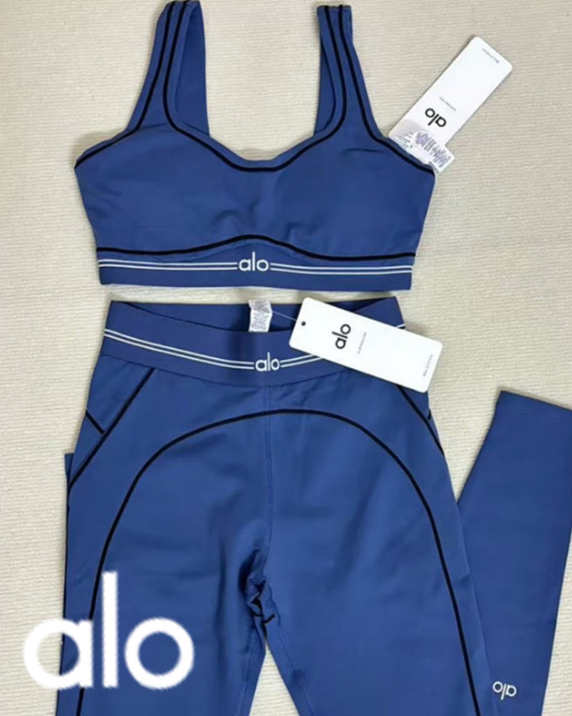 Conjunto Alo Yoga 0050 Navy Blue