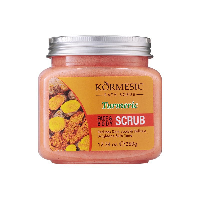 exfoliante de cúrcuma para rostro y cuerpo