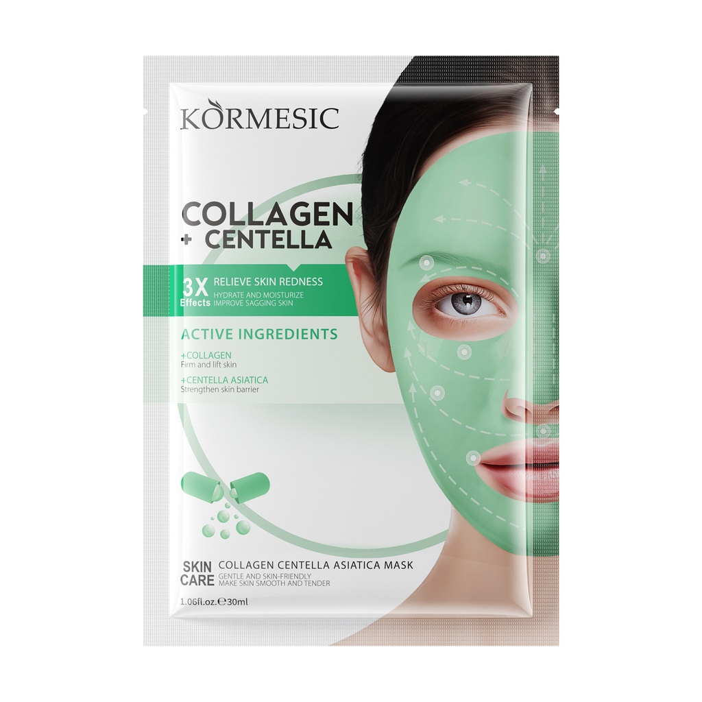 [5061018504404] mascarilla facial de velo con colágeno y centella asiática