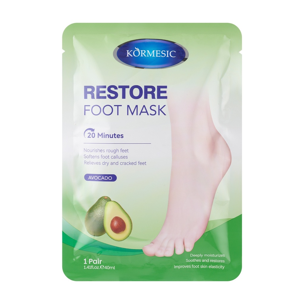 mascarilla restauradora para pies de aguacate