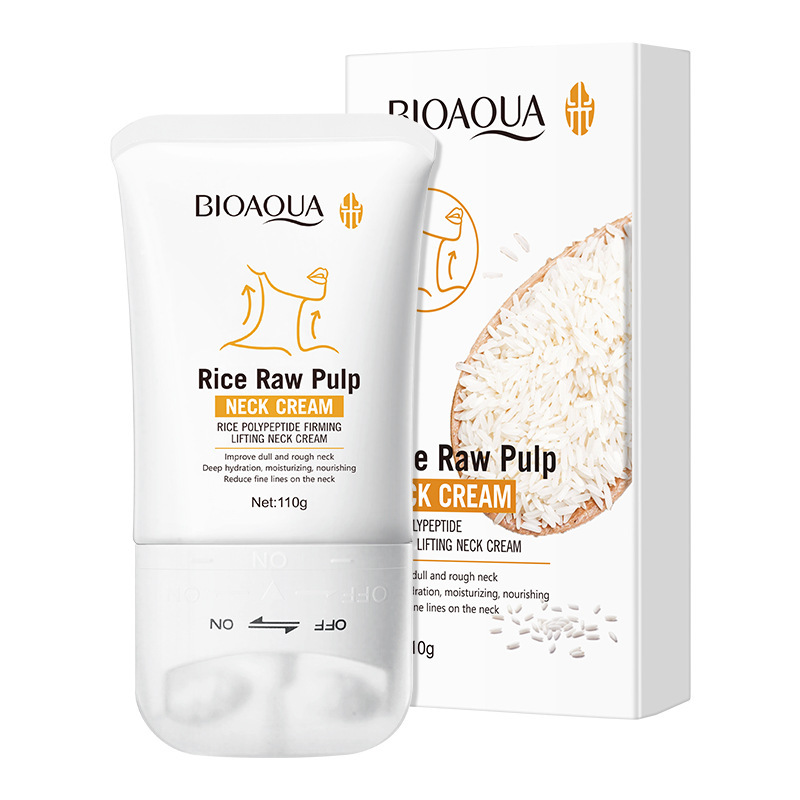 [6942581707883] crema reafirmante para el cuello con masajeador de pulpa de arroz y polipéptidos