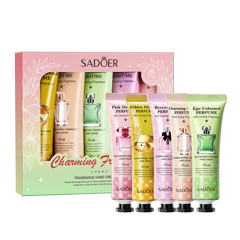 [6942349777127] set de cremas de manos con fragancias de perfume fino