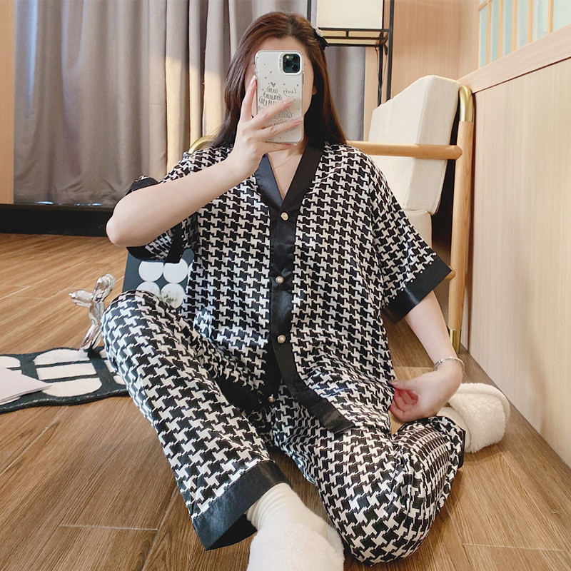 Pijama Pantalon Sensuel de seda