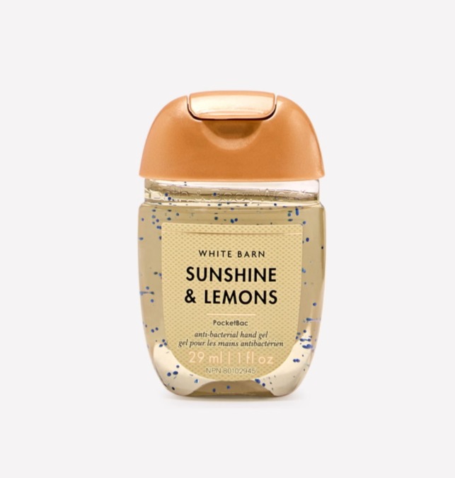 Pocket Sanitizer Sunshine and Lemons