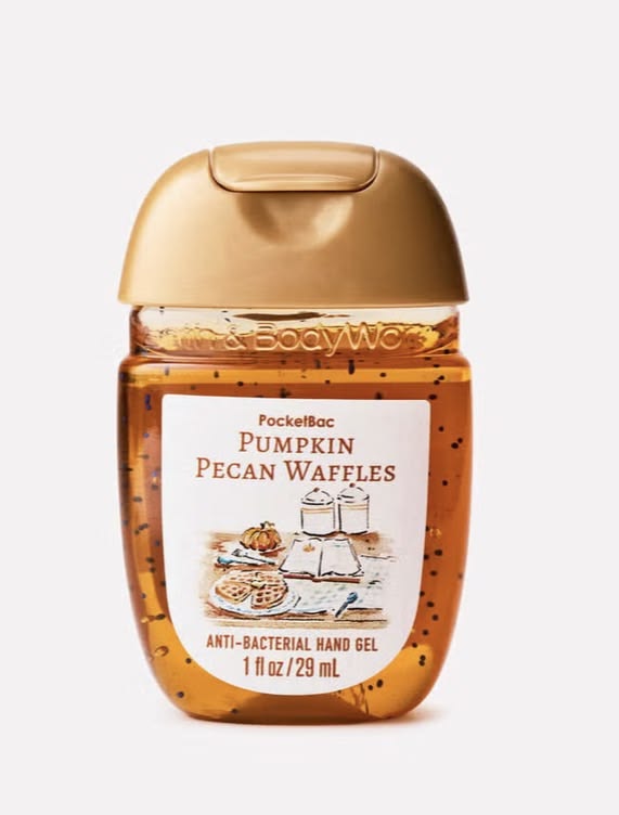 Pocket Sanitizer Pumpkin Pecan Waffles